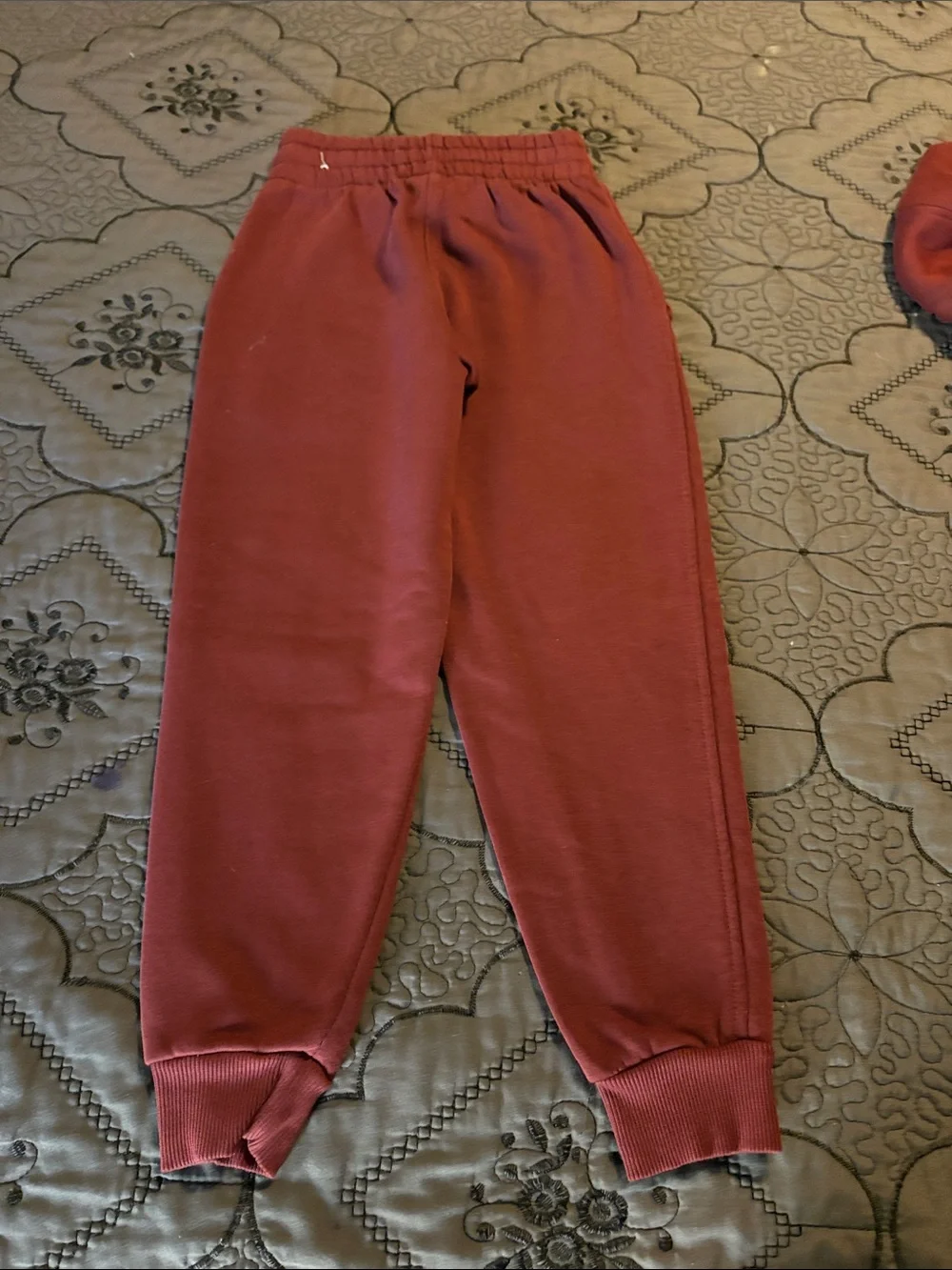 Nike Kids Maroon Jogger Set with White Logo